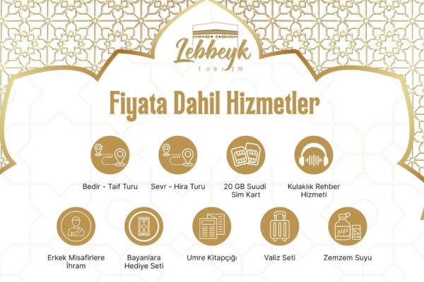 7 Ağustos Yaz Umresi 40 Vakit Programı 2026